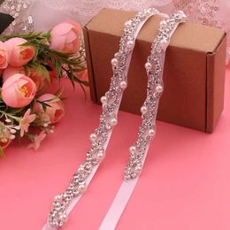 Cinture a catena della cintura a cintura da donna Accessori per abiti da sposa Crystal Accessori Rhinestone Bride Cintura di nozze Q240523