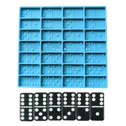 Shiny Dominoes Silicone Epoxy Resin Mould Cake Mould Fondant Moulds Cake Decorating Tools Chocolate Fondant Tools Soap Mould Diy 2947