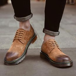 Casual Shoes Men Work High Quality Leather Fashion Big Size Bbusiness Formal Wear Luxury Hard-Wearing