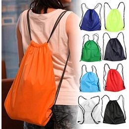 Storage Bags Waterproof Portable Sport Bag Drawstring Soft Organiser Clothes Shoes Toy Packaging For Outdoor Gym Riding Backpack