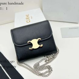 Celiene Bag Dhgate Triomphes Bags Women Luxury Cardholder Ava Designer Wallet Id Card Coin Purses Cowhide Leatherkey Pouch Holders 845