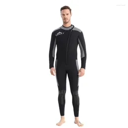 Women's Swimwear Roupa De Mergulho 1.5MM Diving Suit Thickened Warm One-Piece Zipper Snorkelling Surfing Wetsuit