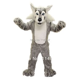 mascot Grey Wolf Mascot Costume coyote custom anime kits mascotte theme fancy dress carnival costume Mascot Costumes