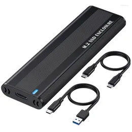 Computer Cables M2 SSD Case NVME SATA Dual Protocol M.2 To USB Type C 3.1 Adapter For PCIE NGFF Disc Box