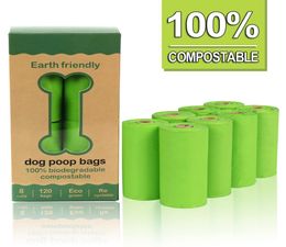 Biodegradable Dog Poop Bag Pet Dogs Cat Zero Waste Fragrant Garbage Outdoor Home Cleaning Products clean Bags Accessories3644211