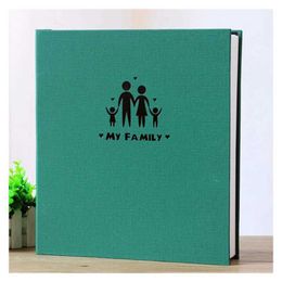 Albums Books 6-inch 800 photos leather room photo album large capacity scrapbook family wedding memory photo book Q240523