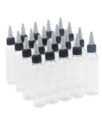 40 Pieces Empty Plastic Squeeze Bottle with Top Cap Tip Applicator 60ml3120582