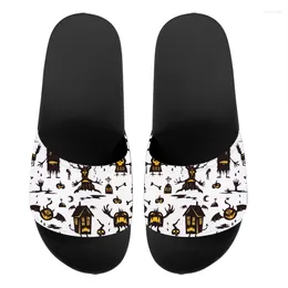 Slippers NOISYDESIGNS Women Men Slide Sandals Summer Big Size46 Boys Gilrs Couples Shoes Flip Flops Beach Bathe Zapatillas Mujer