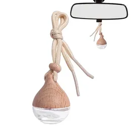 Car Hangings Air Freshener Bottle Transparent Glass Water Drop Fresheners Long-Lasting Fragrance