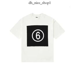 mm6 shirt Designer Fashion Classic Shirt Mens Women Casual Letter Printing Splice Small Letter T Shirt Breathable Cotton Couples Short Sleeve Shirts mm6 hoodie 772