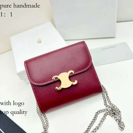 Celiene Bag Dhgate Triomphes Bags Women Luxury Cardholder Ava Designer Wallet Id Card Coin Purses Cowhide Leatherkey Pouch Holders 340