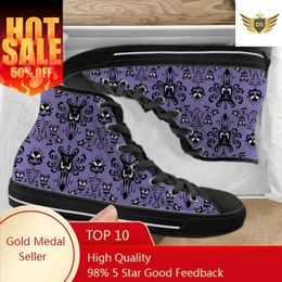Casual Shoes Haunted Mansion Cloth Black Sole High Top Comfortable Breathable 3D Print Men Women Otudoor Sneakers