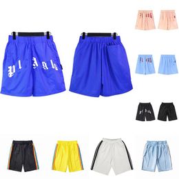 mens palms shorts womens designers short pants letter printing strip webbing casual five-point clothes summer Beach clothing 2024 New men's shorts palm