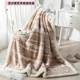 Blankets Throw Blanket Luxury Large Coral Fleece Warm Soft Comfortable Four Seasons Single Double Bed Couch Sofa 200x230cm Home