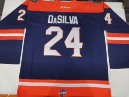 Hockey jerseys Physical photos Greenville Swamp Rabbits Justin DaSilva Men Youth Women High School Size S-6XL or any name and number jersey