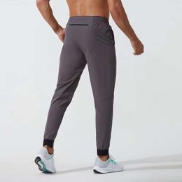 2024 Herren Jogger Long Hosen Sport Yoga -Outfit Schnell trockene Draw -String -Fitness -Taschen Jogginghosen Hosen Casual Elastic Taille 6611ess