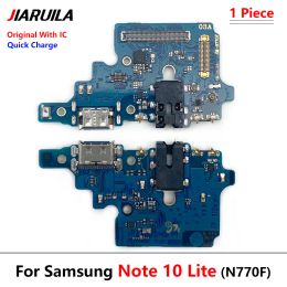 USB Charger Dock Connector Charging Port Microphone Flex Cable For Samsung Note 10 Plus Lite N770F N970F N976B