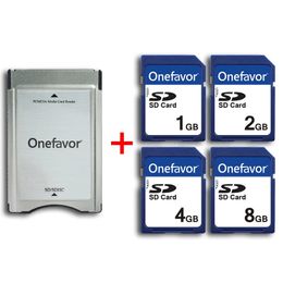 1GB 2GB 4GB 8GB Memory Card With adapter onefavor PCMCIA SD card reader for Mercedes Benz MP3 memory 240514