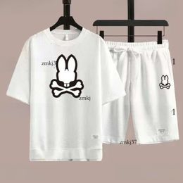 Rabbit Shirt Luxury Designer Tshirts Brand Mens T-Shirts Skull Bunny Pattern Top Cotton O-Neck Short Sleeve Tshirt Print Ghost Rabbit Polo Shirt Summer Tshirt 703