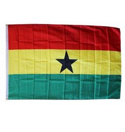 Ghana Flags Country National Flags 3039X5039ft 100D Polyester Vivid Colour High Quality With Two Brass Grommets7800155