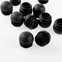 12Pcs Furniture Chair Leg Caps Tube hole Insert Plugs Floor Protector Round Steel Pipe End Blanking Caps Bung Decor Dust Cover