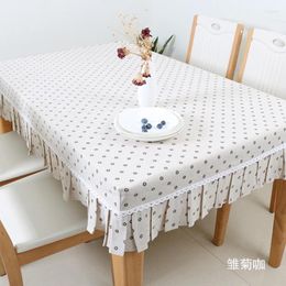 Table Cloth Rectangular Dining Set Tea Household Small Fresh Fabric Art Desk Kindergarten Customizable