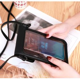 Transparent Touch Screen Retro Simple Mobile Phone Bag Women PU Chain Messenger Bags Small Flap Bag Mini Shoulder Bag