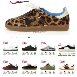 Casual Shoes Wales Bonner Silver Leopard Pony Tonal Cream White Core Black SPORTY Rich Consortium Cup END Ecrtin Brown Designer Skate Shoes Men Women Sneakers 3645 S