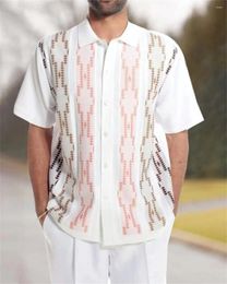 Men's Tracksuits Summer Hawaii 3D Digital Printed Walking Suit Short Sleeves Long Pants Casual Shirt And 2-piece Set Fa