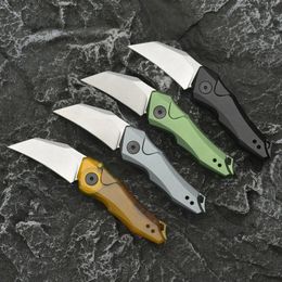 Pocket Knife New Arrival Mini 7350 Folding Knife T6 Aluminium Alloy Handle Outdoor Camping EDC Fishing Tool Gift For Men Boyfriend 474