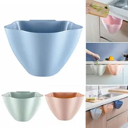 Storage Bottles Durable Innovative Garbage Bin Space-saving Stylish Flower Shaped Hanging Trash Can Kitchen Must-have