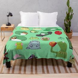 Blankets Frogs Doodle Plaid Dollar Tree Sherpa Throw Blanket