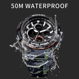 cwp SMAEL Sport Waterproof LED Digital Watch Male Clock Relogio Masculino erkek kol saati 1708B Men Watches 236x