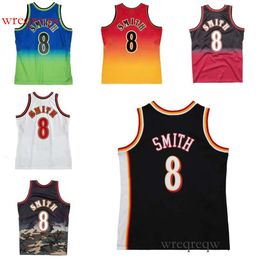 ed basketball Jerseys Steve Smith #8 1986-87 96-97 mesh Hardwoods classic retro jersey Men women youth S-6XL