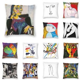 Pillow Picasso Art Print Pattern Cover For Home Living Room Sofa Bedroom Decoration Throw