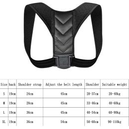 practical adjustable Clavicle Posture Corrector Men Woemen Upper Back Brace ShoulderLumbarSupport Belt Corset Posture Correction