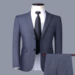 Custom Made Dark Grey Mens Suit Groom Suit Wedding Suits For Best Men Slim Fit Groom Tuxedos For ManJacket Pants 2236