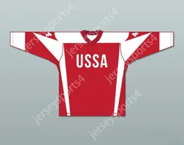 Custom BARACK OBAMA 44 USSA RED HOCKEY JERSEY Top Stitched S-M-L-XL-XXL-3XL-4XL-5XL-6XL