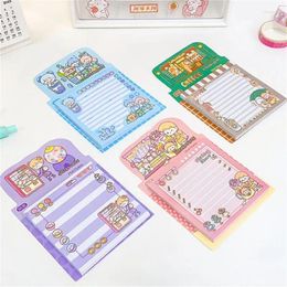 Pcs/lot Kawaii Girl Memo Pad Sticky Note Cute N Times Stationery Label Notepad Post School Supplies