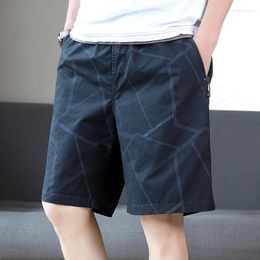 Men's Shorts Men Elastic Waist Loose Fit Casual Sports Jogger Man Fashion Print Gym Cool Board