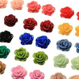 Decorative Flowers 100Pcs 3cm Foam Rose For Bear Artificial Diy Gifts Box Wedding Christmas Home Decor 20 Color