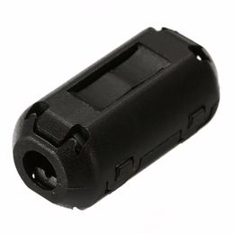 5pcs Black 3.5mm Noise Suppressor EMI RFI Clip Choke Ferrite Core Cable Philtre Removable Anti-interference Magnetic Ring