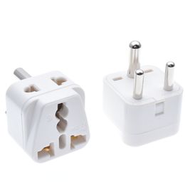 Universal 2 in 1 CE Copper India Pakistan South Africa power connector japan au eu us uk to india travel adapter plug Type D
