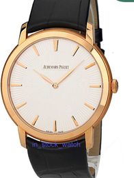 AeiPoy Watch Luxury Designer Series 18K Rose Gold Automatic Mechanical Mens Watch 15180OR 7