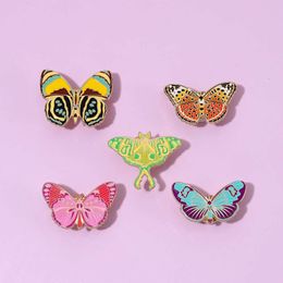 New Cartoon Colourful Insect Butterfly Combination Alloy Oil Dropping Metal Emblem Exquisite Small Gift Jewellery Bracelet