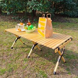 Camp Furniture Desk Barbecue Supplies Tourist Folding Nature Hike Roll Table Camping Portable Outdoor Garden Backpacking Lightweight