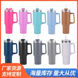 40oz car cup large capacity car handle cup insulated giant ice cream cup stainless steel insulated cup
