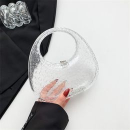 Transparent handbag crossbody gold sliver tote Spring Summer women bag handbags totes lady shoulder bags letter clutch bag 0025