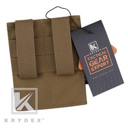 KRYDEX Double Open Top Magazine Pouch Tactical High Speed Fast Draw MOLLE PALS 9mm.45 Pistol Mag Pouch Holster 4 Colours Optional