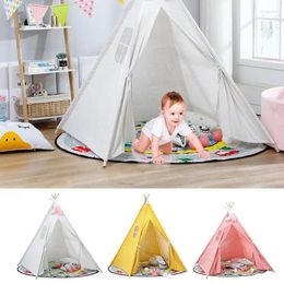 Tents And Shelters Teepee Tent For Kids Portable Tipi Children House Indoor Playhouse Baby Foldable Play Pretend Camping